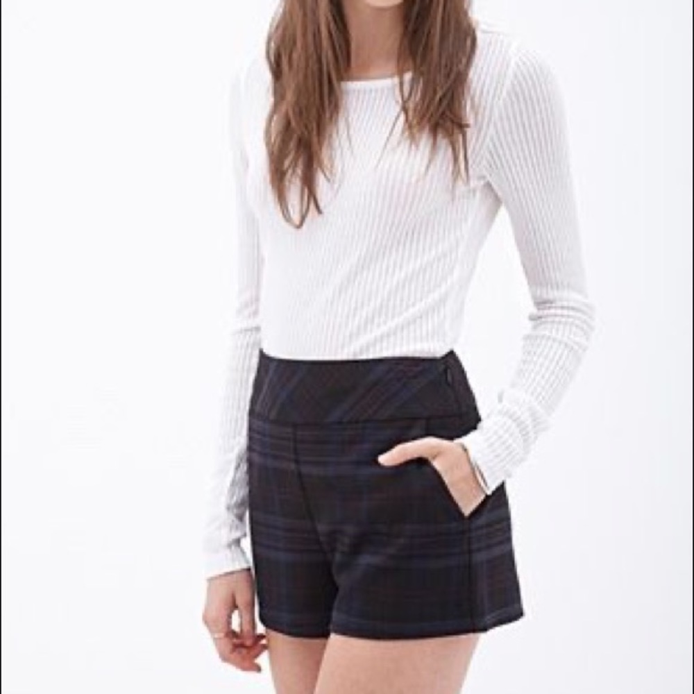 Forever 21 Plaid Shorts